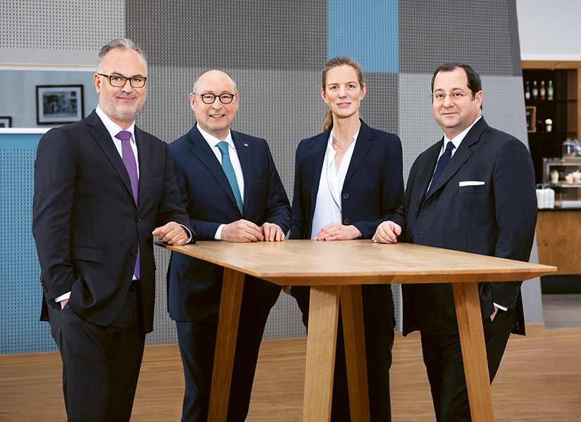 Arnd Fittkau, Rolf Buch, Helene von Roeder and Daniel Riedl (photo)